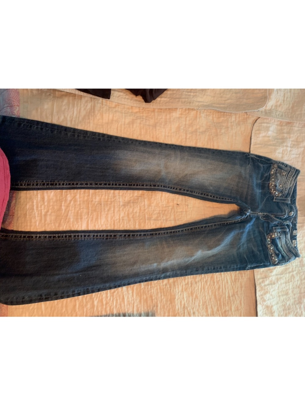 Girls miss me  Dark Blue Stretch boot cut  Jeans